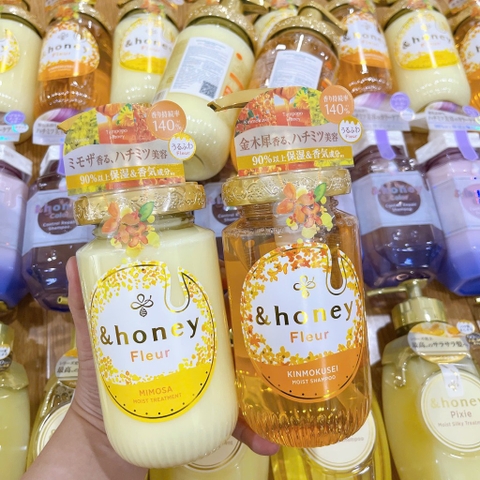 Set gội + xã & Honey 440mlx2