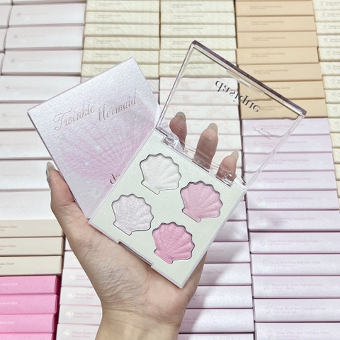 VAT - Bảng Highlight Dasique Shine Glowy 4 ô