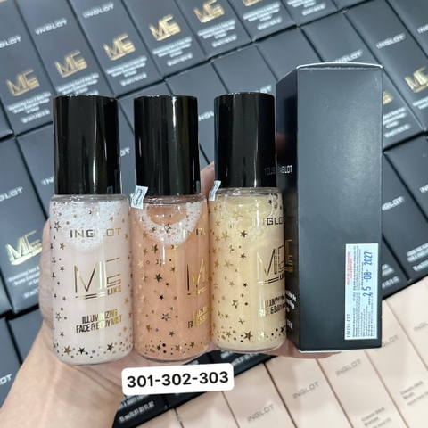 Xịt nhũ Inglot IILuminizing Face & Body Mist