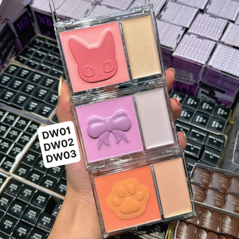 Má Hồng & Highlight Black Rouge Dewy Whip 2ô