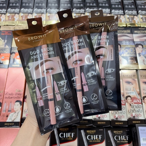 Nongchat Duo Brown and Eyeliner
