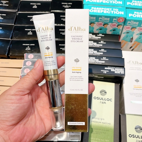 Kem Mắt dAlba Galvanic Wrinkle Vita Toning Anti-Aging 15ml