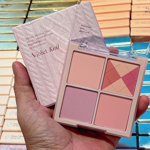 Má hồng Dasique Blending Mood 4 ô Tròn