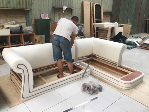 Quy trình bọc sofa tại nhà chuyên nghiệp