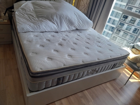 Cắt nệm lò xo Dunlopillo 3 viền cao cấp