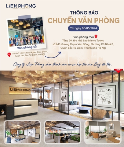 CÔNG TY LIÊN PHONG THÔNG BÁO CHUYỂN ĐỊA CHỈ VĂN PHÒNG