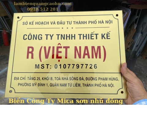 bien-hieu-mica-son-nhu-dong