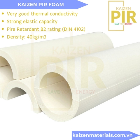 KAIZEN PIR (Polyisocyanurate) Pipe Insulation