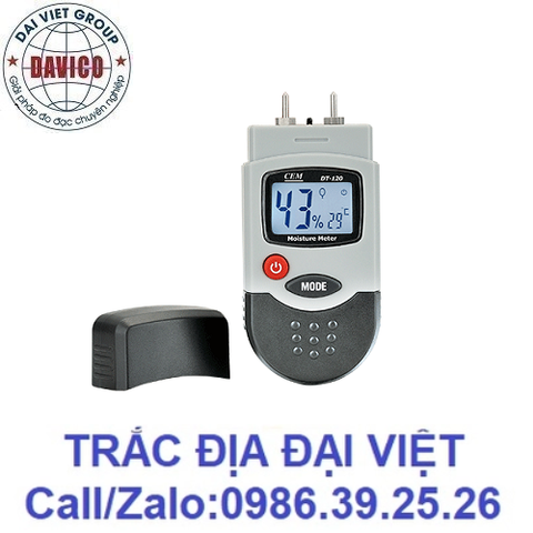 MÁY ĐO ĐỘ ẨM GỖ ,VẬT LIỆU XÂY DỰNG CEM DT-120