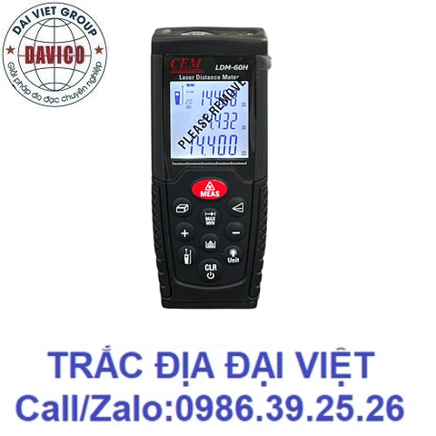 MÁY ĐO KHOẢNG CÁCH LASER CEM LDM-60H