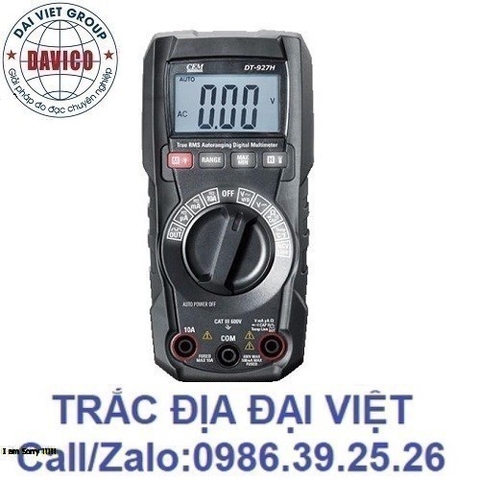 ĐỒNG HỒ VẠN NĂNG ĐIỆN TỬ CEM DT-927H