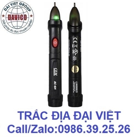 BÚT THỬ ĐIỆN CEM AC-6H KHÔNG TIẾP XÚC