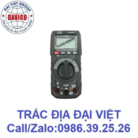 ĐỒNG HỒ VẠN NĂNG ĐIỆN TỬ CEM DT-927H