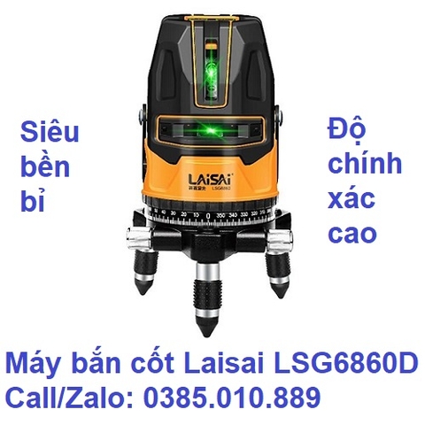 MÁY CÂN BẰNG LASER 5 TIA XANH LAISAI LSG6860D