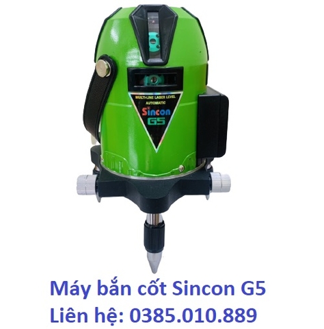 MÁY CÂN BẰNG LASER 5 TIA XANH SINCON G5