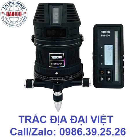 MÁY CÂN BẰNG LASER 8 TIA XANH SINCON RT8000GS