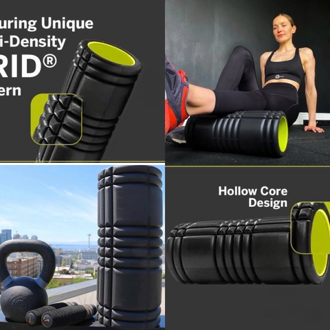 ỐNG LĂN MASSAGE (33CM) Con Lăn Massage. Phục Hồi Cơ Foam Roller Tập GYM | Yoga Mát Xa Dãn Cơ Tập Gym con lăn giãn cơ ống lăn giãn cơ ống lăn massage