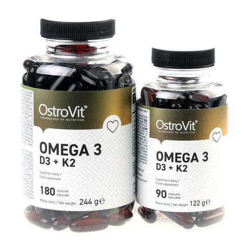 Omega 3 D3+K2 Ostrovit 180v