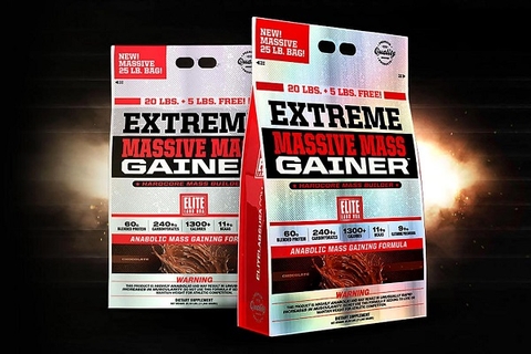 ELITE LABS USA EXTREME MASSIVE MASS GAINER 25LBS