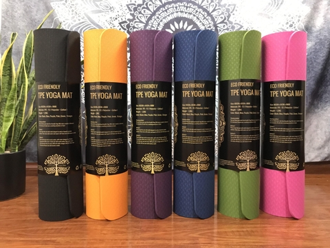 THẢM YOGA 2 lớp (có định tuyến )