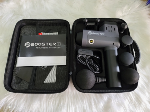 Súng massage gun trị đau cơ bắp căng cơ Booster T