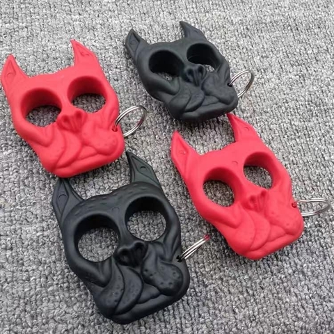 móc khoá tự vệ đầu chó bull dog  mặt chó bull dog móc khoá hỗ trợ bảo hộ phụ kiện phòng thân đảm bảo an toàn cho bạn