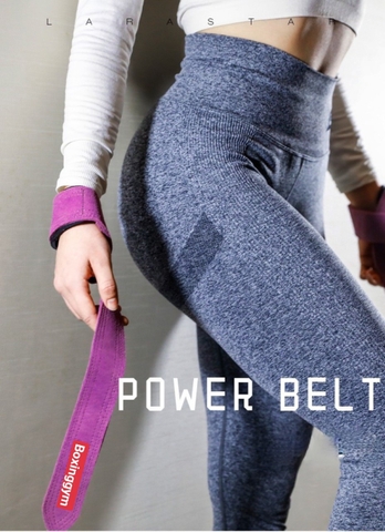 dây kéo lưng làm bằng ( da thật ) Dây kéo lưng tập GYM Lifting Straps -Hỗ trợ Deadlift, kéo tạ, lên xà , Dây kéo lưng tập xô 1 Dây Strap