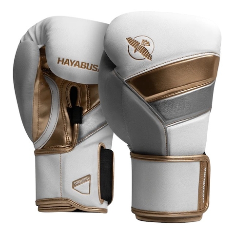 Găng Hayabusa T3 Boxing Gloves - White / Gold