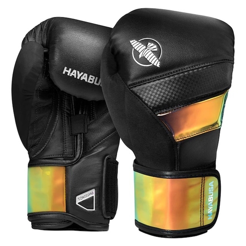 Găng Hayabusa T3 Boxing Gloves - Black / Iridescent