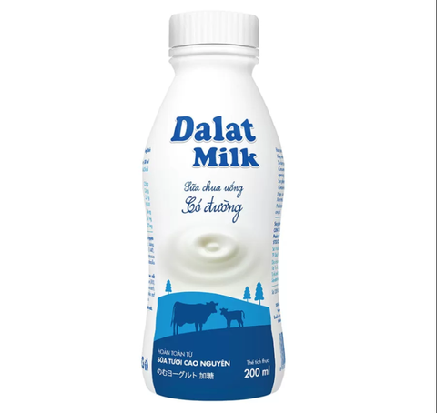 Sữa Chua Uống Có Đường Dalat Milk