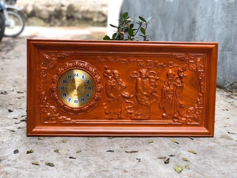 đồng hồ tam đa phúc lộc thọ kích thước cao 41cm x dài 81 cm