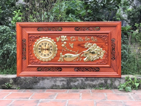 đồng hồ thần tài kích thước cao 67cm x dài 1m27