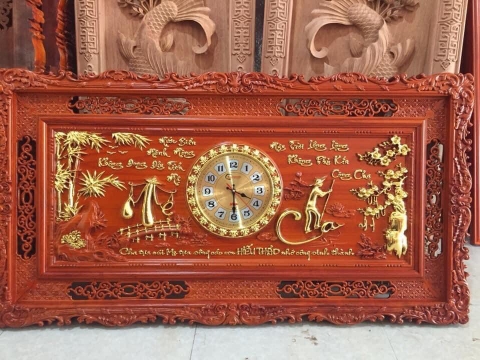 đồng hồ cha mẹ  kích thước; cao 48 dài 1m08