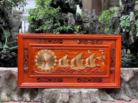 đồng hồ thuận buồm xuôi gió kích thước cao 67cm x dài 1m27 cm
