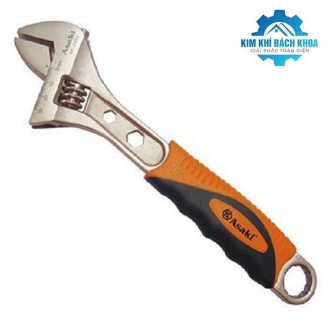 10″ Mỏ lết miệng cán bọc nhựa Asaki AK-402