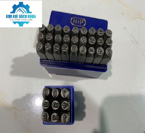 BỘ ĐỤC SỐ HP HỘP XANH ĐÀI LOAN 6MM