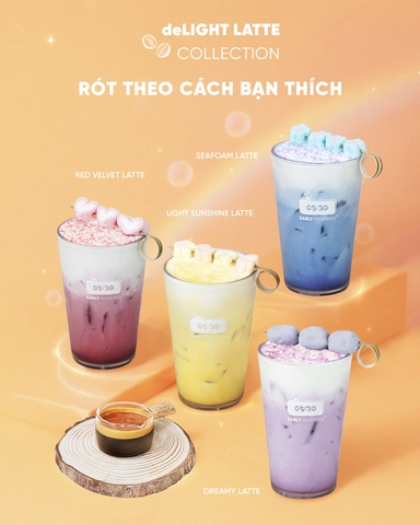 Early Morning ra mắt deLIGHT LATTE COLLECTION: Thưởng thức hương vị cà phê được lấy cảm hứng từ “Anh Trai Vượt Ngàn Chông Gai”