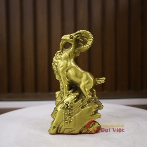 Dê đứng núi đại phát bằng đồng 15x8x5cm - 0.5kg-PVN764