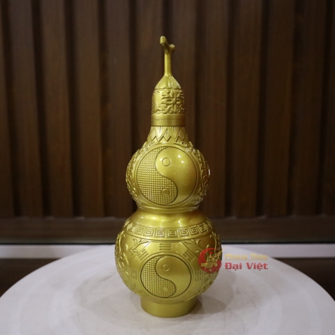 Hồ lô đồng hoa văn 25cm - MS3 - 900g - PVN752