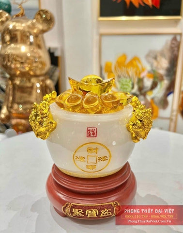 Tụ bảo tài bạch ngọc pakistan trung - LPBD03109