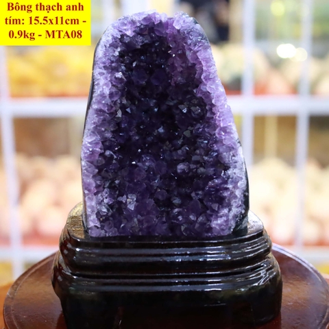 Bông thạch anh tím tự nhiên A 15.5x11cm - 0.9kg - MTA08