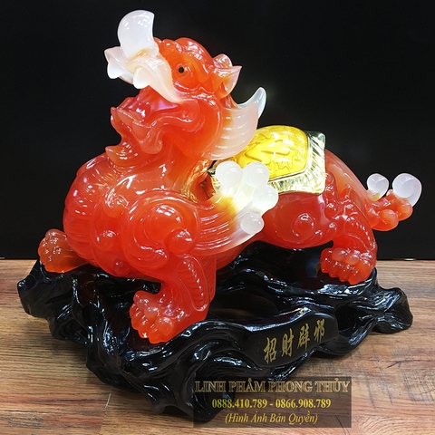 Tỳ hưu đỏ bột đá cao cấp