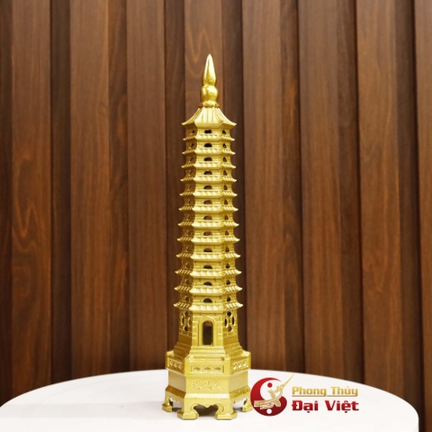 Tháp Văn Xương 13 Tầng Đồng Nguyên Chất - 30cm