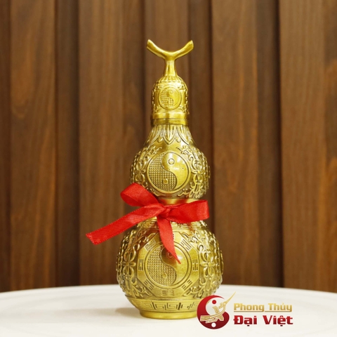Hồ Lô Đồng Hoa Văn 18cmx290g