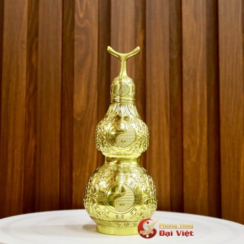 Hồ Lô Đồng Hoa Văn MS2 23.5cmx650g