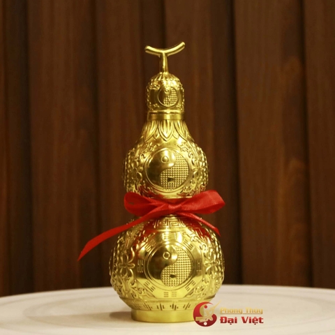 Hồ Lô Đồng Hoa Văn MS2 - 20.5cm - 450g