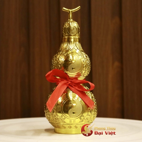 Hồ Lô Đồng Hoa Văn MS2 - 19.5cm - 400g