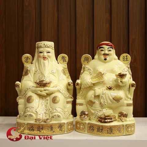 Cặp Tài Địa Ngà Ngai Kích Thước 20cm