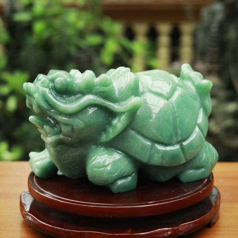 Long quy thạch anh xanh 15.5x10x10cm -2.21kg-MTB316