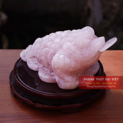 Thiềm thừ thạch anh hồng 19.5x12x8.5cm - 1.8kg-SP001297